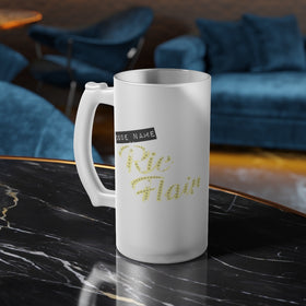 Codename: Ric Flair - Full Color Logo - Frosted Glass Beer Mug