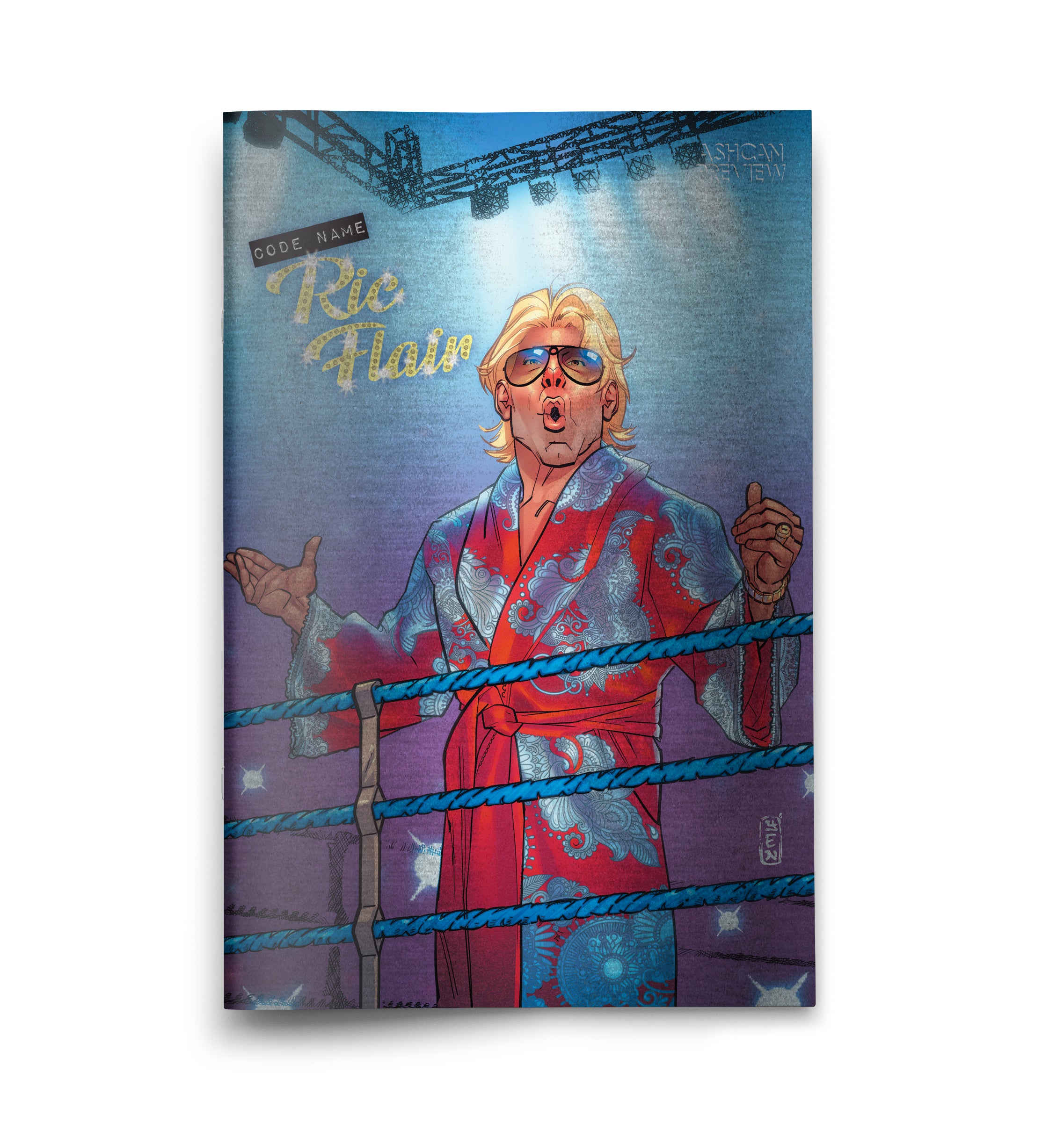 Codename: Ric Flair - Comic Book Ashcan Preview - Spotfoil Edition