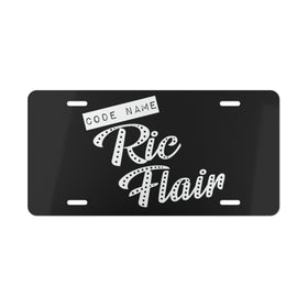 Codename: Ric Flair - White Logo - Vanity Plate